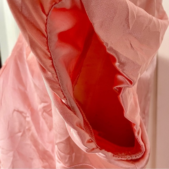 Vintage Satin Dots Pink Corset Top with Jacket Caplet Set - Picture 8 of 12